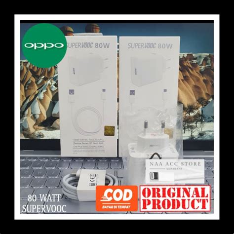 Jual ORIGINAL SUPERVOOC CHARGER OPPO ORIGINAL 80W 80 WATT RENO 8 5G