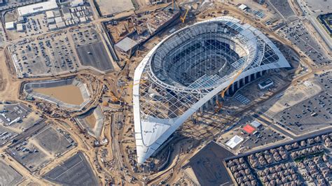 Photos: SoFi Stadium Construction Aerials