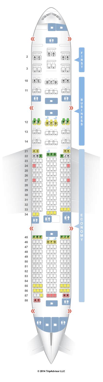 SeatGuru Seat Map EL AL Boeing 777 200ER 772 V2