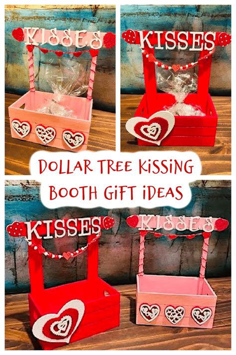 Valentine Kissing Booths Cute Dollar Tree Craft Town And Country