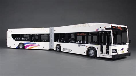 Lego Motorized New Flyer Xd Articulated Bus Instructions Available