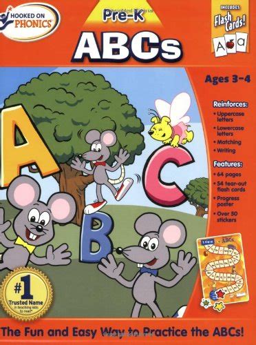 Hooked On Phonics Pre K Abcs Premium Workbook Hooked On Phonics