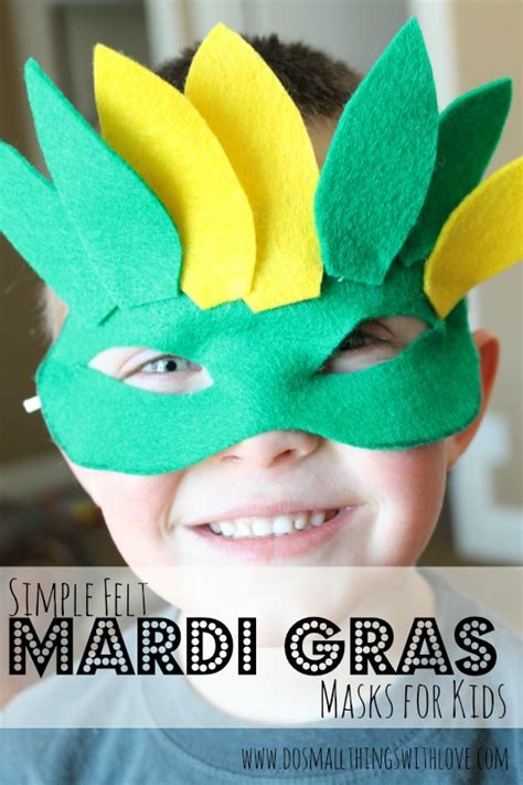 Mardi Gras Masks for kids–free template! | Catholic Sprouts