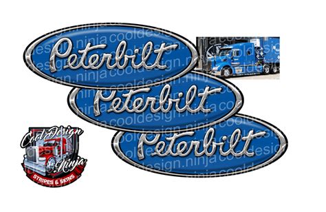 Nalco Blue Peterbilt Emblem Skins Cool Design Ninja