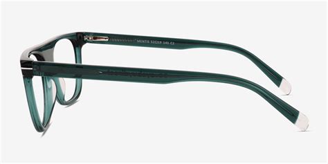 Mentis Square Crystal Blue Full Rim Eyeglasses Eyebuydirect