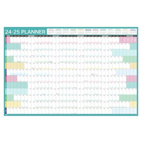 Buy 2024 2025 Yearly Wall Calendar Wall Calendar 2024 2025 Jul 2024