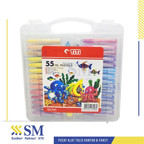 Jual Crayon Krayon Oil Pastel Titi Warna Shopee Indonesia