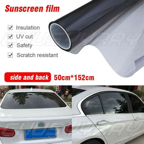 35 Vlt Window Tint Film Black Roll Car Home Window Tinting Tools Kit