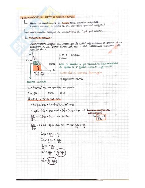 Microeconomia Schemi Di Teoria Esercizi