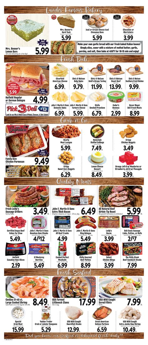 This Week's Best Grocery Deals | Landis Supermarket