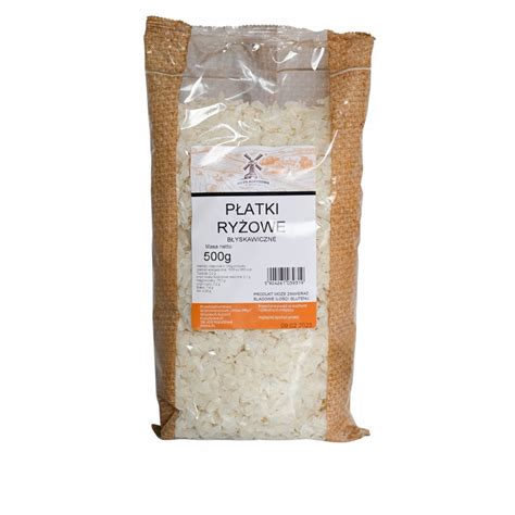 PŁATKI RYŻOWE BŁYSKAWICZNE 500g 12236965751 Allegro pl