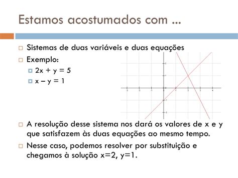 Ppt Aula 8 Sistemas De Equações Lineares Parte 1 Powerpoint