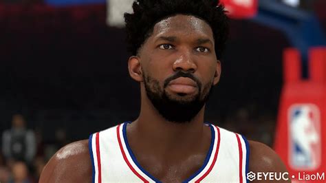 NBA 2K22 Joel Embiid Cyberface And Body Model By LiaoM