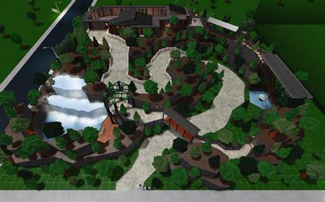 Bloxburg Mountain House Layout | House layouts, House on a hill, Forest ...