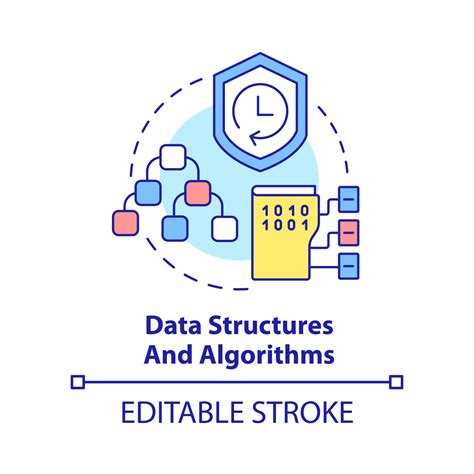 Data structures and algorithms concept icon 16090222 Vector Art at Vecteezy