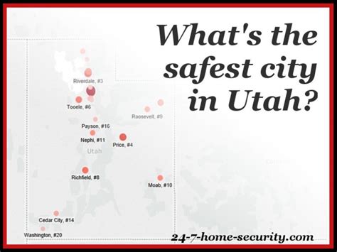 10 Safest Cities In Utah 2016 247 Home Security