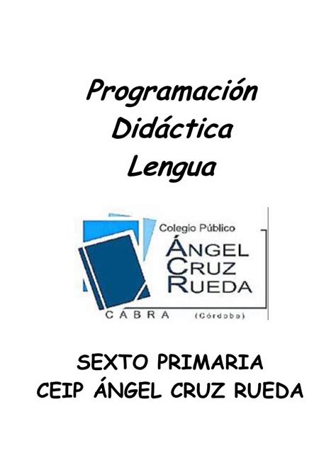 Pdf Programaci N Did Ctica Lengua Pdf Fileen Las Etapas De