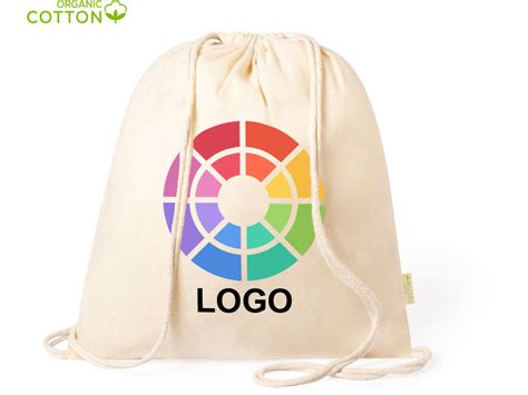 Mochila de cuerdas ecológica de algodón orgánico 100