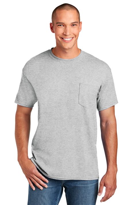 Gildan Dryblend 50 Cotton50 Poly Pocket T Shirt Product Company