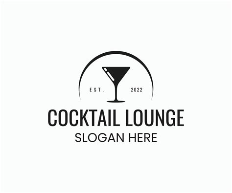 Cocktail Logo Template Cocktail Bar Logo Template 10626346 Vector Art