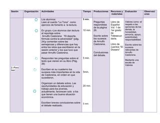 Planeacion De Espa Ol Correcta Ppt