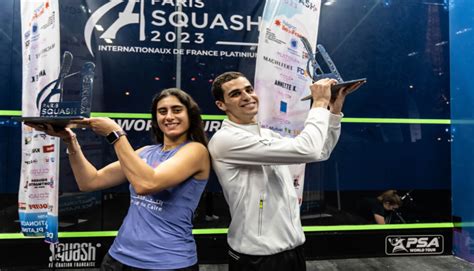 Nour El Sherbini Ali Farag Win 1st Place At Paris Squash 2023 Amwal