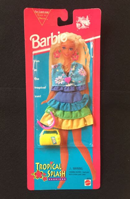 Barbie Doll Fashions Tropical Splash Outfit Mattel 68314 1995 For Sale Online Ebay