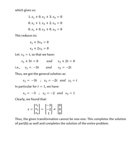 Solved Consider The Linear Transformation T R R Given By T X