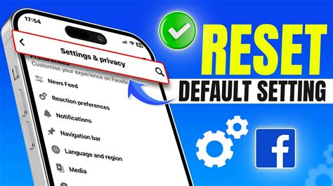 How To Reset Facebook Settings To Default On IPhone Make Facebook