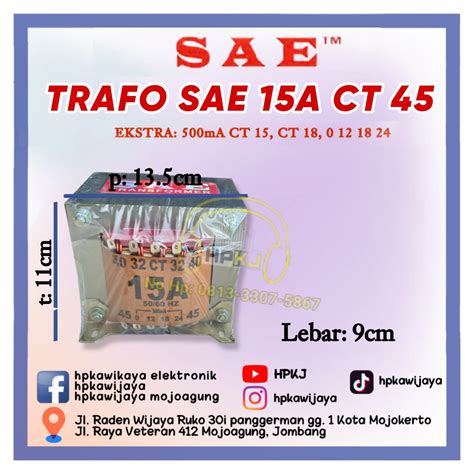 Trafo Transformer Sae A Ct V Murni Travo Sae Amper Ct Volt