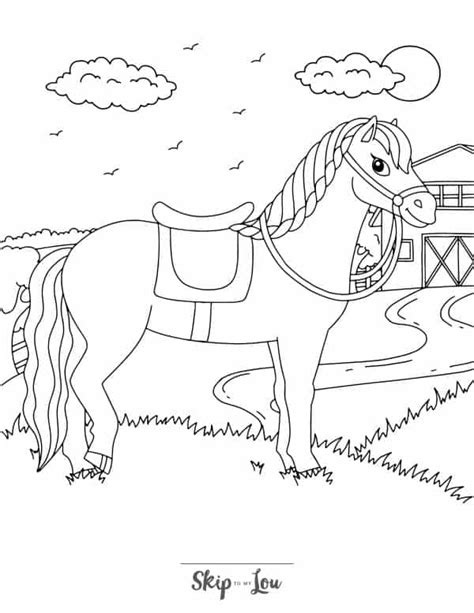 Horse Coloring Pages | Skip To My Lou