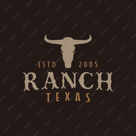 Premium Vector Texas Longhorn Country Western Bull Cattle Vintage