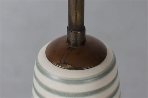 Mid Century Ceramic Floor Lamp By Rigmor Nielsen For S Holm Denmark