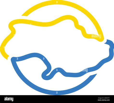Ukraine Map Icon Vector Illustration Design Stock Vector Image And Art
