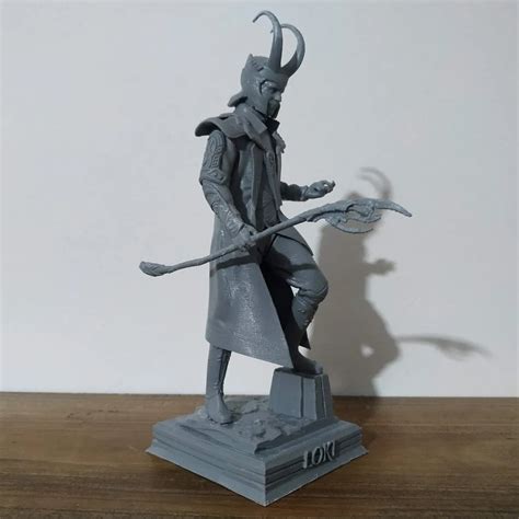 Estátua Loki 20 Cm Vingadores Impressão 3d Decoração Elo7