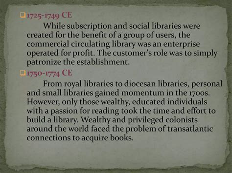 History of libraries modern era | PPTX
