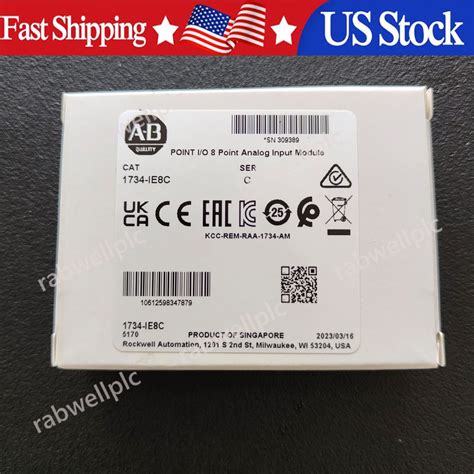 New Allen Bradley 1734 IE8C 8 POINT I O Analog Input Module AB 1734IE8C