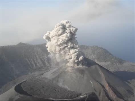 Indias Lone Volcano Active Again Spews Lava Black Smoke Nature