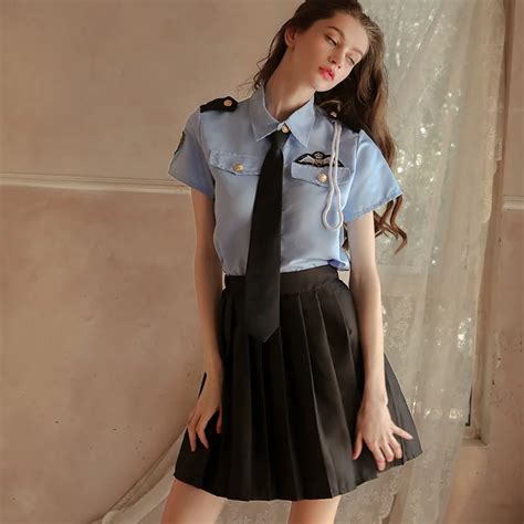 2022 New Halloween Sexy Policewoman Uniform Suit Woman Cosplay