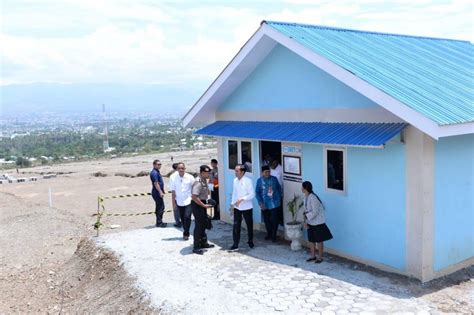 Tiba Di Palu Presiden Jokowi Langsung Tinjau Pembangunan Hunian Tetap