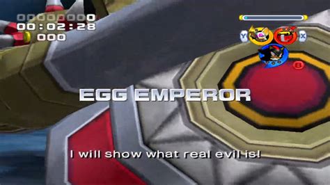 Sonic Heroes Team Dark Egg Emperor A Rank Youtube