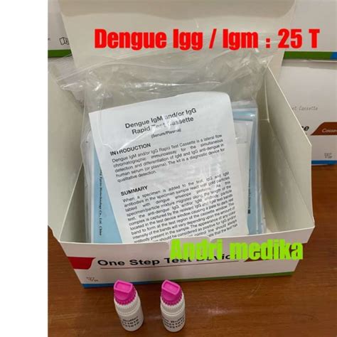 Jual Dengue Igg Igm Tes Demam Berdarah Sr Isi Test Di Seller