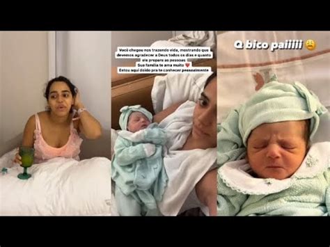 Mirela Santos Olhando A Sogra Cuidando De Luna E Marielly Falando Sobre