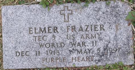 Elmer Frazier 1918 1997 Monumento Find A Grave