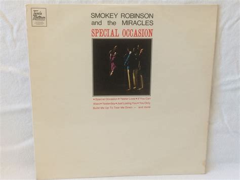 Popsike Smokey Robinson The Miracles Special Occasion Late