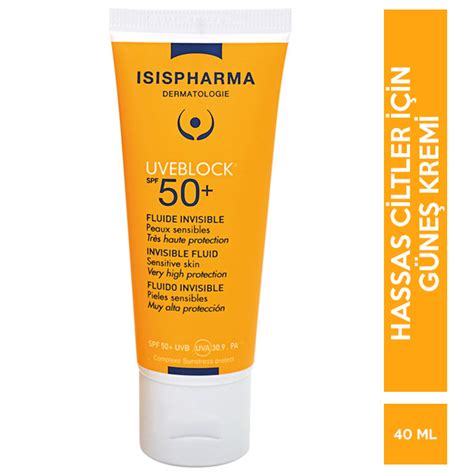 Isispharma Uveblock Invisible Fluid Spf 50 40 Ml Nar Ecza