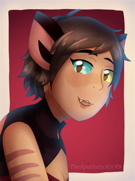 [S5 SPOILERS] Short Hair Catra Portrait by TheApatheticKat on DeviantArt