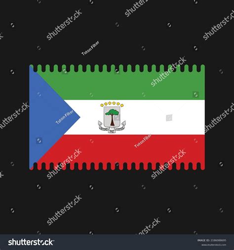 Equatorial Guinea Flag Vector National Flag Royalty Free Stock