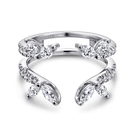 14K White Gold Diamond Ring Enhancer @ $2875. Shop Jewelry | Gabriel & Co.