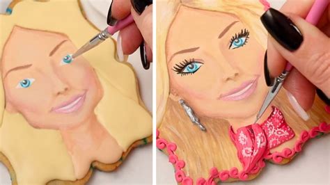 Amazing Barbie Cookies Royal Icing Cookie Decorating Compilation Youtube